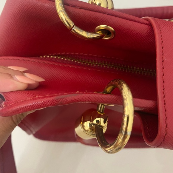 Red Badgley Mischka large handbag - Picture 12 of 14